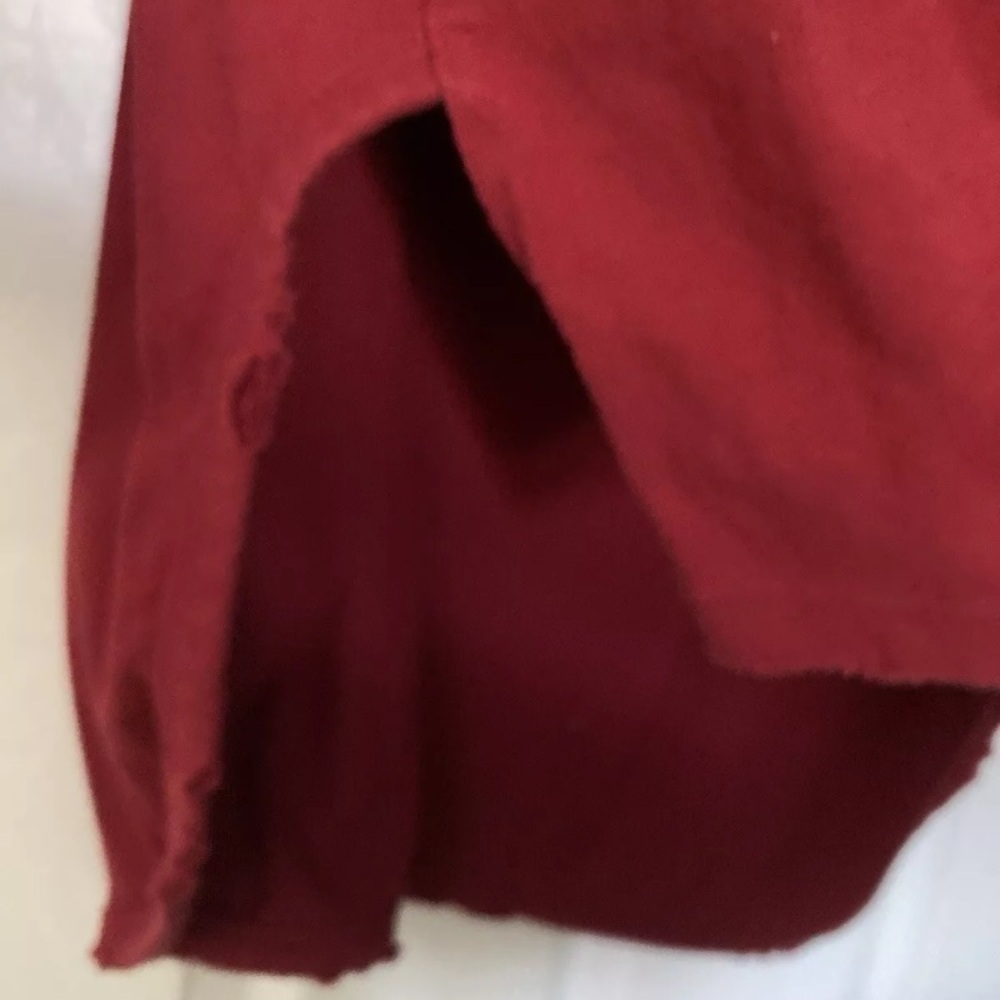 Jaded Gypsy Wandering Meadows Sweatshirt Top, Merlot, size S/M - Picture 4 of 5